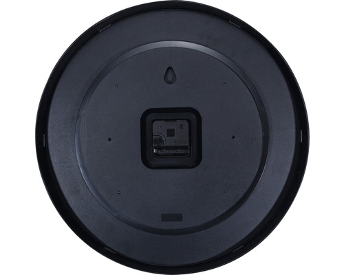 Rückseite einer Wanduhr mit Quarzwerk