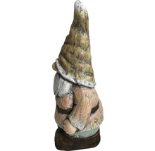 Gartenfigur Dekofigur Lafiora Gnom 21,5 x 17,7 x 43,5 cm rosa