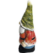 Gartenfigur Dekofigur Lafiora Gnom mit Schaufel 21,5 x 17,7 x 43,5 cm rot