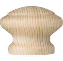 Holzmöbelknopf aus unbehandeltem Holz