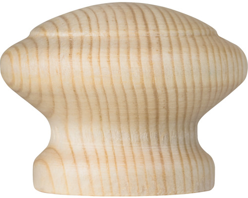 Holzmöbelknopf aus unbehandeltem Holz