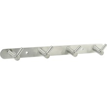 Garderobenleiste mit vier Haken aus Metall