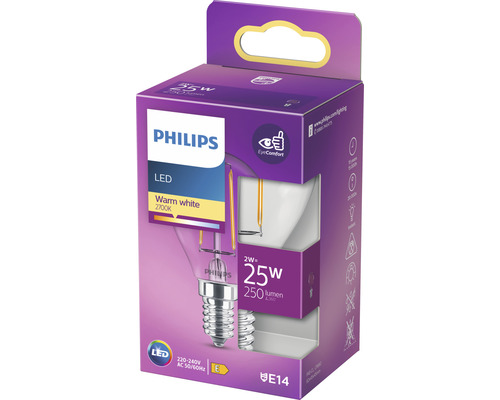 Philips LED Leuchtmittel E14 Fassung, warmweiß