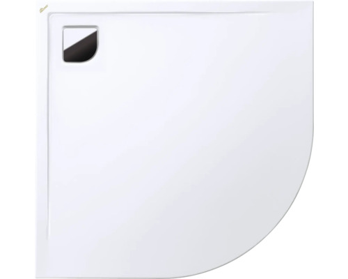 Viertelkreis-Duschwanne Polypex Rondo 90x90x2 cm weiß