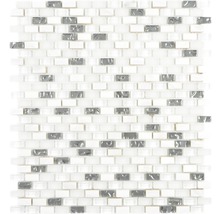 Mosaikfliese aus Glas und Stein