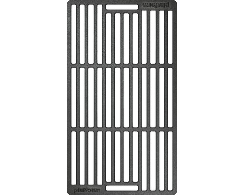 Tenneker® Grillrost Grillgitter Carbon 41,9 x 24 x cm Gusseisen schwarz Grillrostsystem Platform für Carbon-0