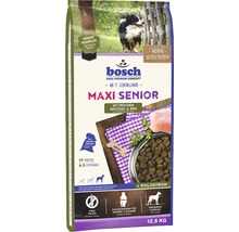 Bosch Maxi Senior Hundetrockenfutter mit Geflügel und Reis, 12,5 Kilogramm