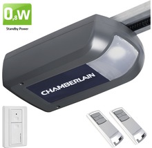 Chamberlain Garagentorantrieb mit zwei Handsendern und Wandschalter