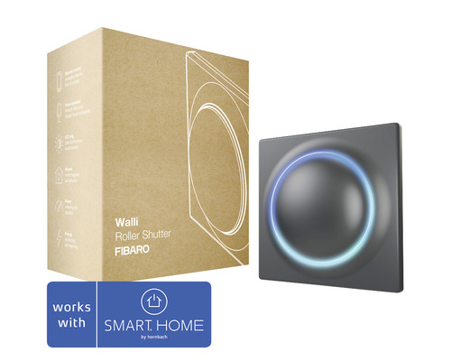 Schalter Fibaro schwarz Schalter Fibaro schwarz