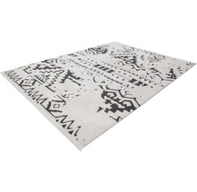 Teppich Agadir weiß schwarz 120x170 cm-thumb-1