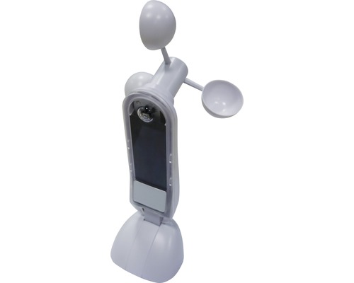 Wetterstation mit Windmesser zur Messung der Windgeschwindigkeit