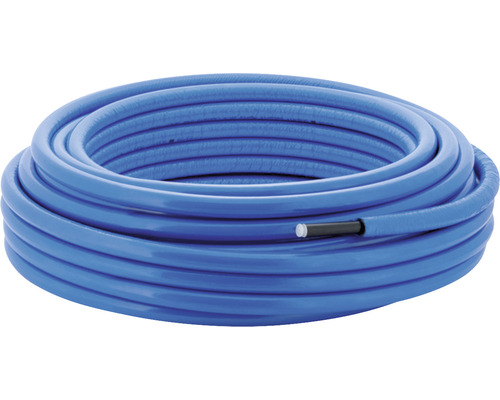 Alu-Verbund Rohr Geberit Mepla 16x6 mm 50 m im Ring Blaue Heizleitung in einer Rolle