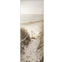 Dekoratives Leinwandbild mit dem Motiv eines Weges zum Strand