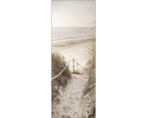 Glasbild Nordic beach IV 30x80 cm