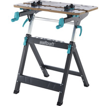 Wolfcraft Werkbank mit Spannbacken und verstellbarer Arbeitshöhe