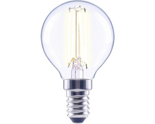 Klare LED Lampe mit E14 Fassung