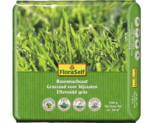 Rasensamen FloraSelf Rasennachsaat 240 g / 9,6 m²