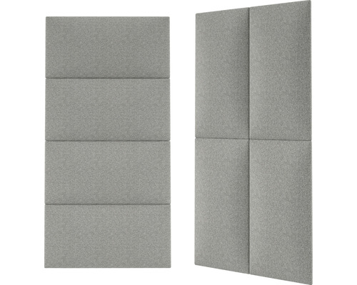 Graue Akustikpaneele zur Schallabsorption