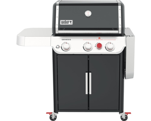 Gasgrill Weber Genesis E-325S 3 Brenner H 123 cm schwarz inkl. Fettauffangschale, Seitentisch, Grillrost, Deckelthermometer Gasgrill Weber Genesis E-325S 3 Brenner H 123 cm schwarz inkl. Fettauffangschale, Seitentisch, Grillrost, Deckelthermometer