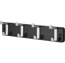 Wandgarderobe mit vier Haken zur Aufbewahrung von Jacken und Accessoires