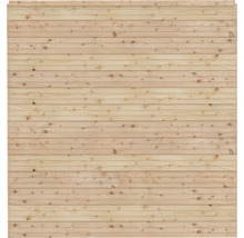 Holzfassade mit Nut- und Federbrettern