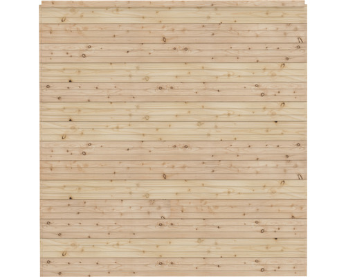 Holzfassade mit Nut- und Federbrettern