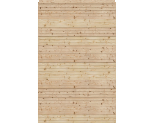 Holzfassade aus Nut- und Federbrettern
