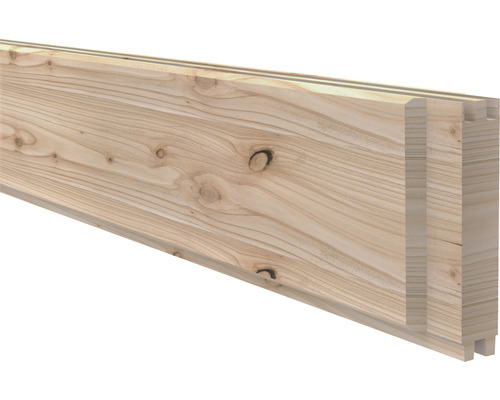 Holzbohle mit Nut und Feder