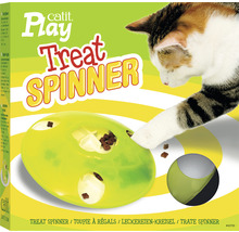 Katzenspielzeug, Futterstelle Catit Snack Karussel 18,5 x 5,5 x 18,5 cm grün-gelb