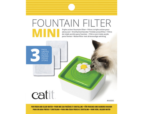Ersatzfilter Catit 2.0 Mini 3 Stück weiß
