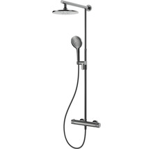 Duschsystem mit Kopfbrause, Handbrause und Thermostatarmatur