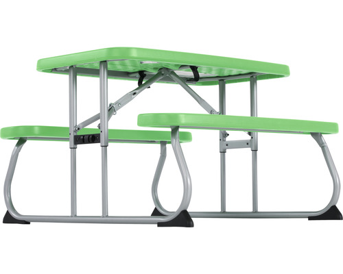 Klappbarer Picknicktisch mit Sitzbänken