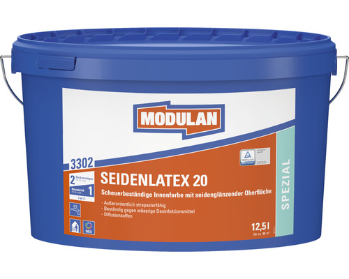 MODULAN 3302 Seidenlatex 20 weiß 12,5 l