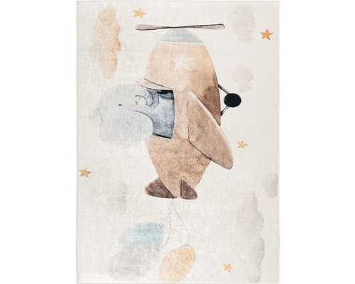 Teppich mit Elefant in einem Flugzeug Design