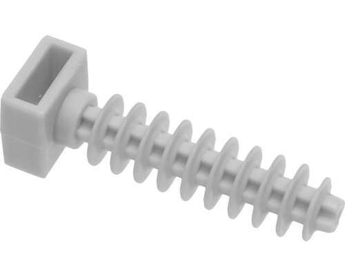 Halterung für Kabelbinder Ø 8 x 37,5 mm 25 Stück weiß