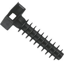 Halterung für Kabelbinder Ø 10 x 43,5 mm 25 Stück schwarz