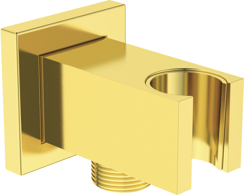 Brausehalter Schlauchanschluss Wandanschlussbogen Ideal Standard Idealrain Atelier 1 Zoll brushed gold BC771A2