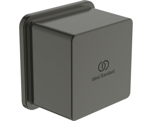 Wandanschlussbogen Ideal Standard Idealrain Atelier 1 Zoll magnetic grey BC772A5 Ideal Standard Logo auf einem Spülkasten