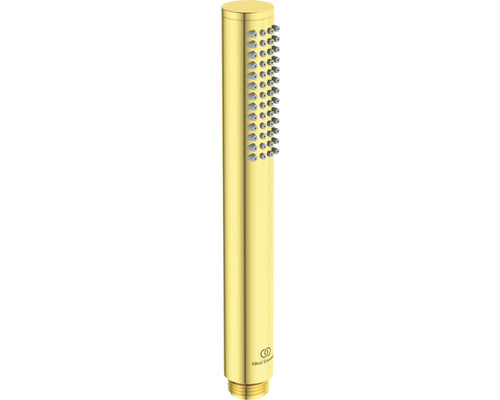 Handbrause Ideal Standard Idealrain Atelier Rund 250 mm x 250 mm Einfach gold Handbrause aus Metall mit Ideal Standard Logo