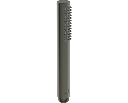 Handbrause Ideal Standard Idealrain Atelier BC774A5 rund Ø 25 mm magnetic grey Handbrause aus Metall mit Düsen und Gewindeanschluss