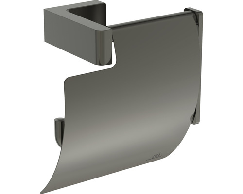 Toilettenpapierhalter Ideal Standard Conca Cube mit Deckel grau