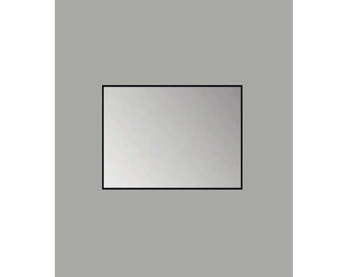 Rechteckiger Spiegel mit schmalem Rahmen
