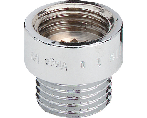 Hahnverlängerung Viega 1/2" IG1/2" AG 1 cm Rotguss verchromt 3526 Viega Übergangsstück aus Metall mit Gewinde