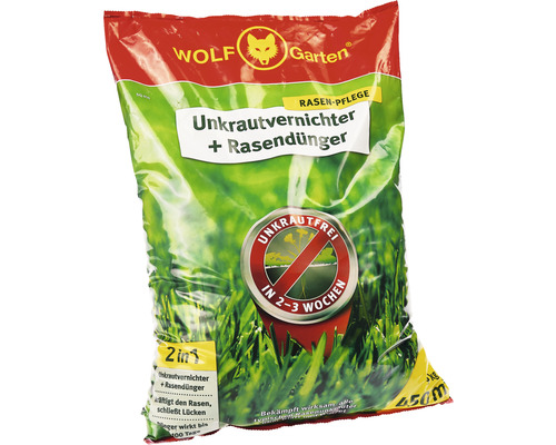 Wolf Garten Unkrautvernichter plus Rasendünger Packung