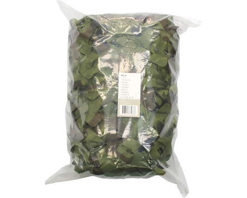 Verpacktes Tarnnetz mit den Maßen 4 x 5 Meter
