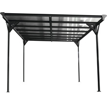 Pavillon mit Metallrahmen und Dach