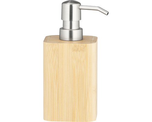 Seifenspender aus Bambus und Edelstahl