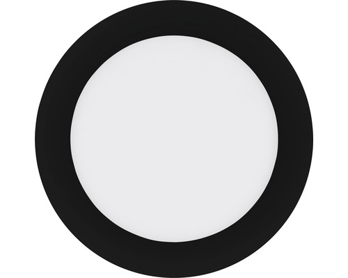 Runde LED Deckenleuchte mit schwarzem Rahmen