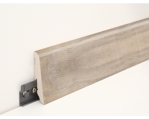 Sockelleiste mit Befestigungsclip