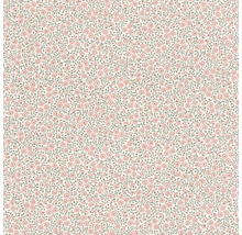 Textil Tapete mit kleinem Blumenmuster